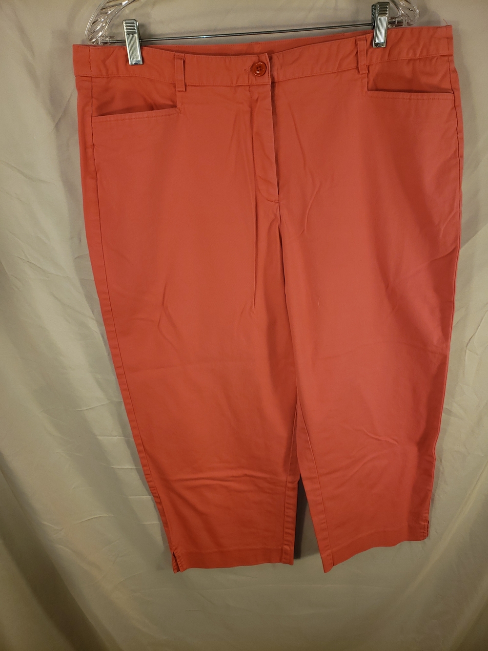Kim Rogers Coral Wide Leg Capris - 18